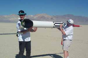 Fitting her on to that new rail