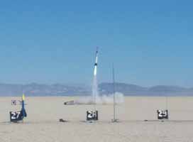 The launch pad twists and causes the rocket to stick