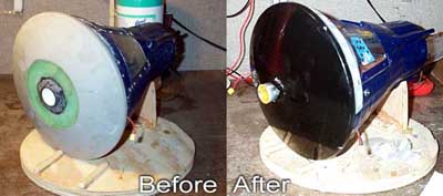 Side by Side of the 2c versus 2d heat shields 