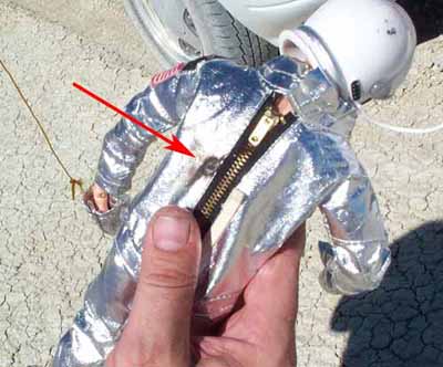 Burn marks on Joe's flight suit - was it a sign?